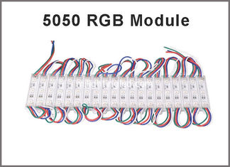 CHINA 12V 5050SMD RGB LED Modul Licht 3LED Module Farbänderbare Dekoration Licht Led Hintergrundbeleuchtung Kanal Briefwerbung fournisseur