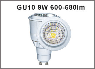 CHINA Ersatz haloge Birne dimmable/nondimmable 50W des Scheinwerfers GU10 LED der hohen Qualität 9W 600-680lm LED fournisseur