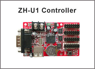 CHINA des Anzeigenkontrollsystems RS232+USB 5V ZH-U1 programmierbare geführte einzelne Farbe des Hafens: 1024*32; dule 672*48 Farbe 512*32,320*48 fournisseur