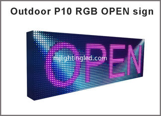 CHINA Im Freien LED BAD führte im Freien P10 RGB Schirm farbenreiches hohe Helligkeit wasserdichtes SMD P10 LED-Anzeige 10mm Pixel Platte fournisseur