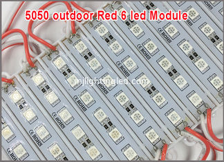 CHINA 5050 6 LED-Module rotes 12V LED helles wasserdichtes IP65 für Anzeigen-Entwurf fournisseur