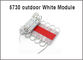 5730 weiße Module des LED-Modulpixel-Lichtes 3LED für geführte Hintergrundbeleuchtungswerbebriefe fournisseur